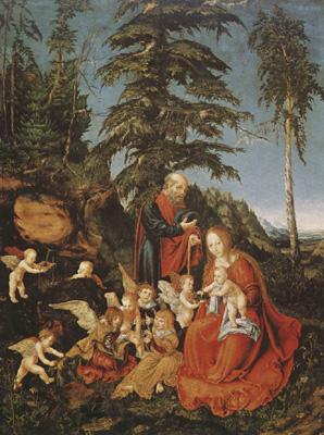 CRANACH, Lucas the Elder Rest on the Flight to Egypt (mk08) Norge oil painting art